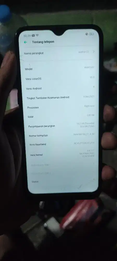 Realme C2 3/32 batangan