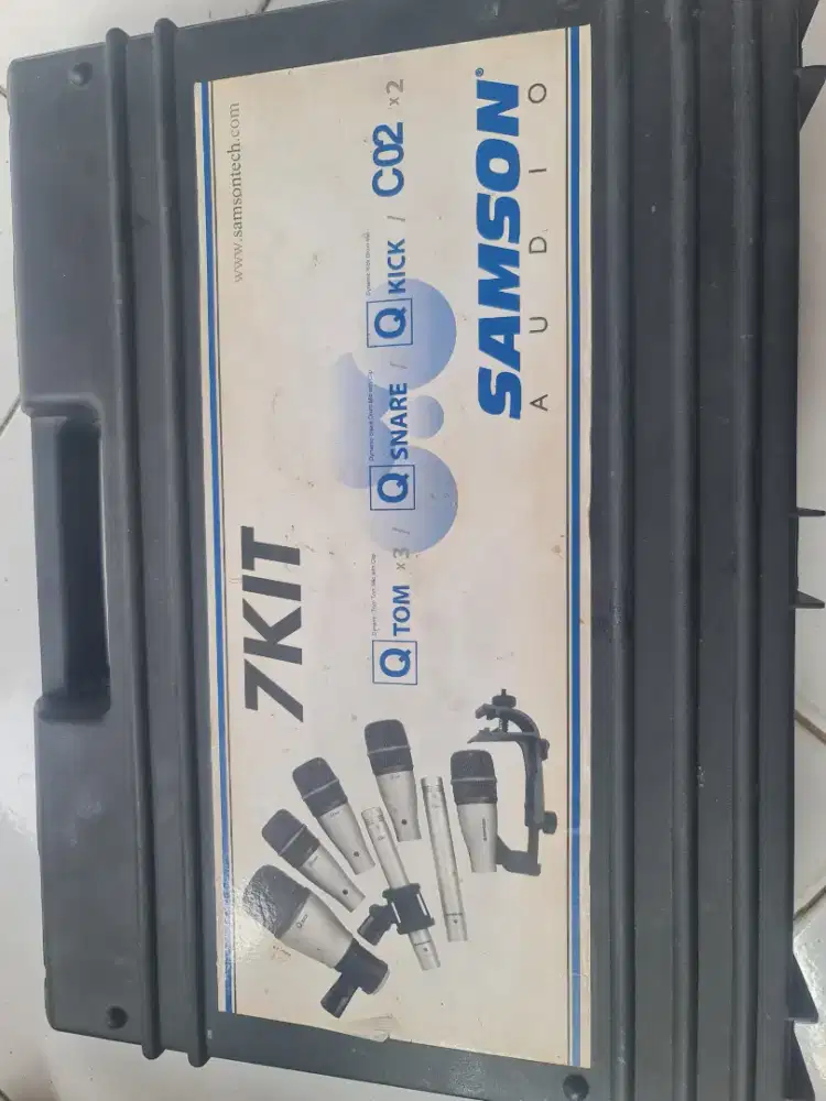 Mic drum samson original 7 pcs