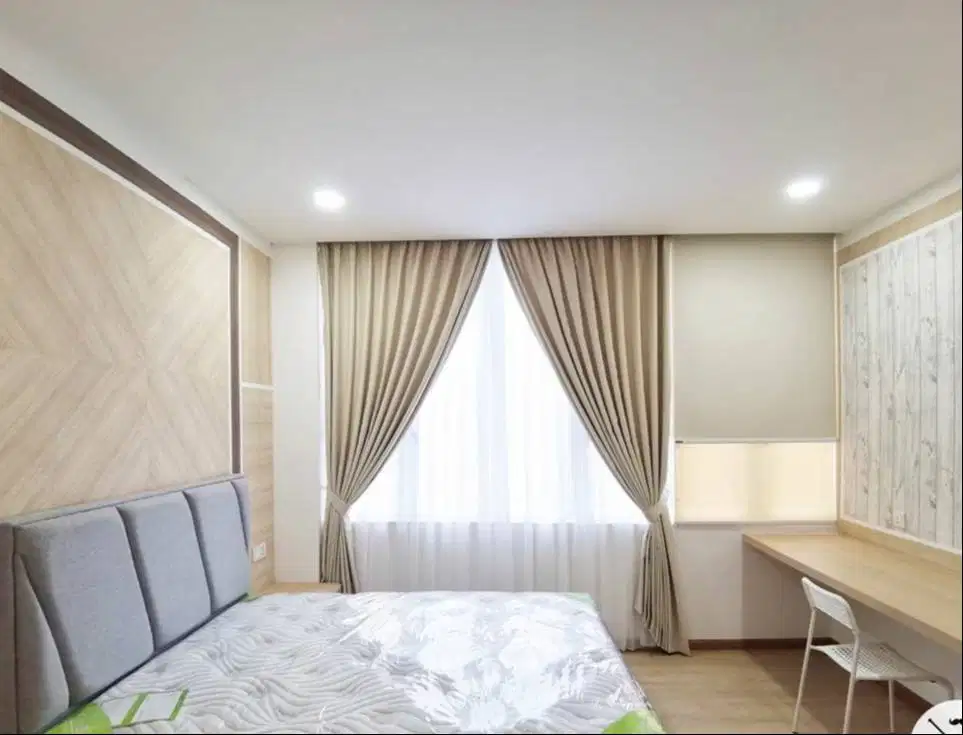 Menerima Pemasangan Gorden Wallpaper Dinding 3D Gordyn Hordeng Korden