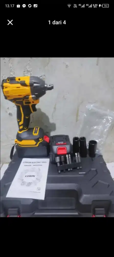 impact wrench ZHIPU 660nm Buka Baut Keras Tanpa Box