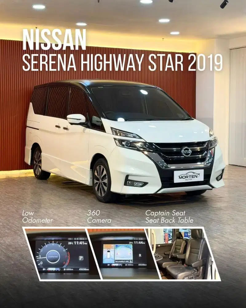 [ KM 45rb ] Nissan Serena 2.0L Highway Star 2019, Putih