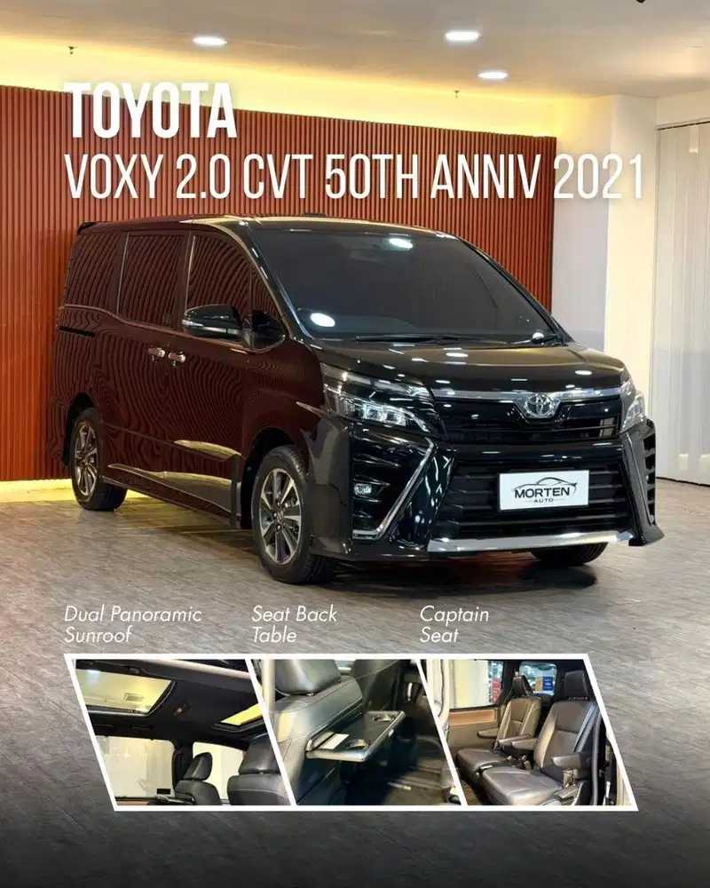 [ KM 55rb ] Toyota Voxy 2.0 50th Anniv CVT 2021, Hitam