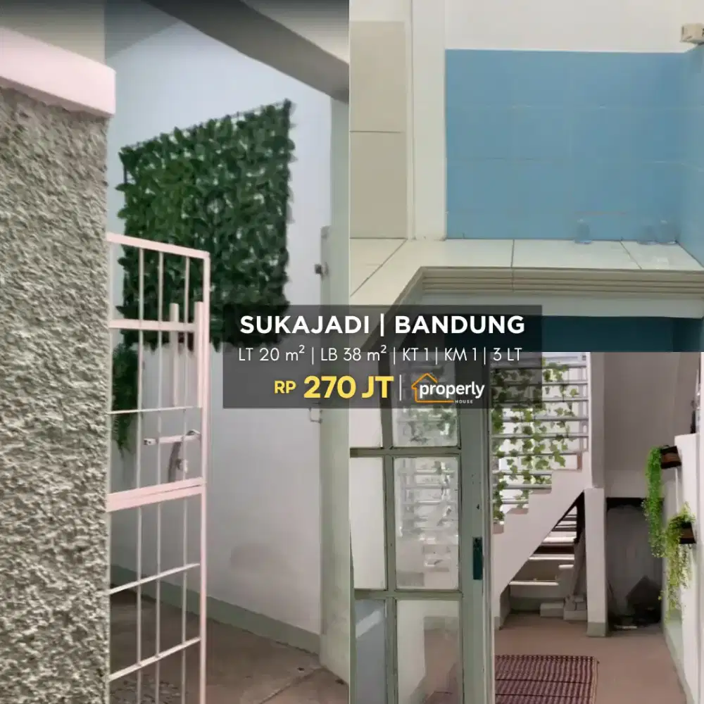 Rumah Nyaman Siap Huni di Sukajadi Bandung – Lokasi Strategis