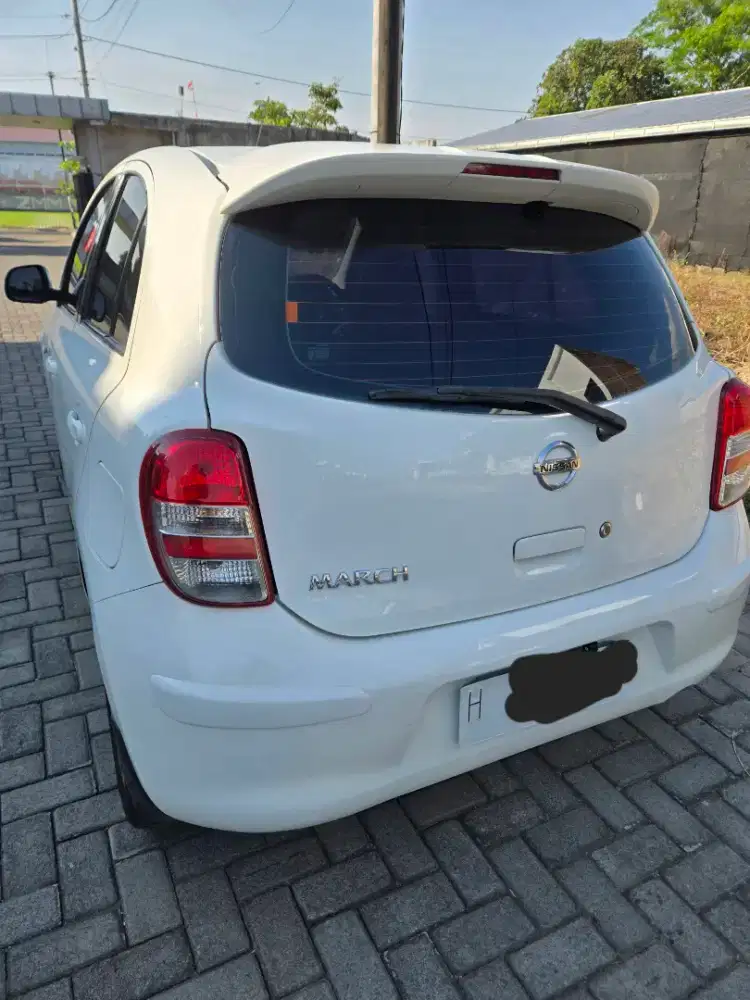 Nissan March 2013 Putih, Pajak Juli 2027, 89 juta Nego