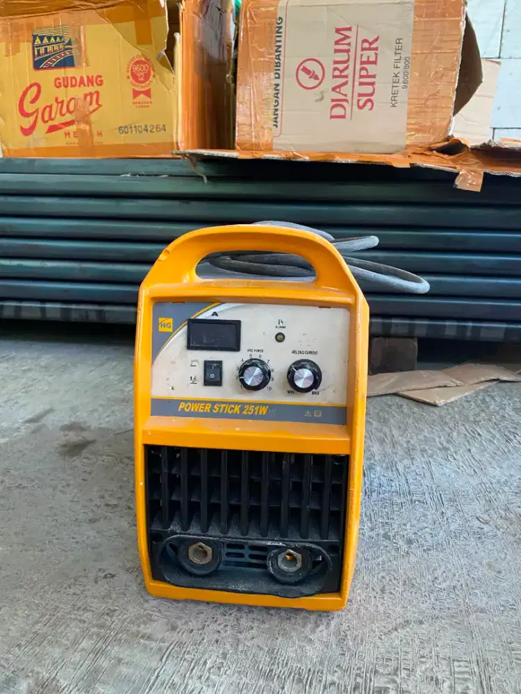 Mesin las bekas MMA 250 ampere Hugong SMAW Listrik IGBT DC INVERTER