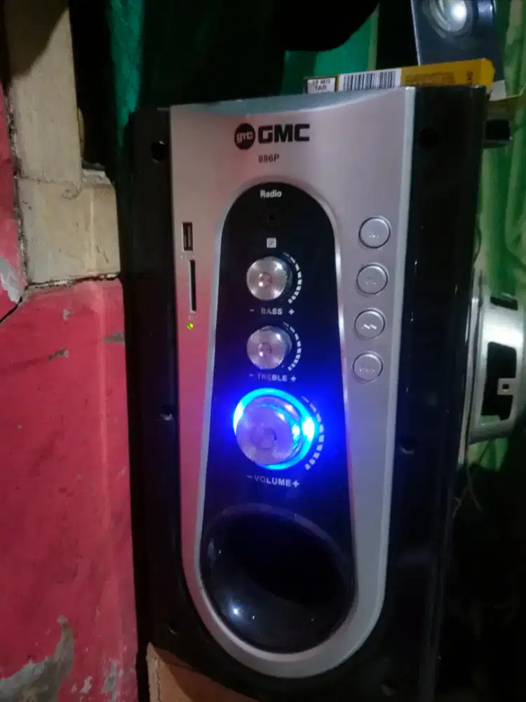 gmc 886p bluetooth 5 inchi subwoofer bass mantap.