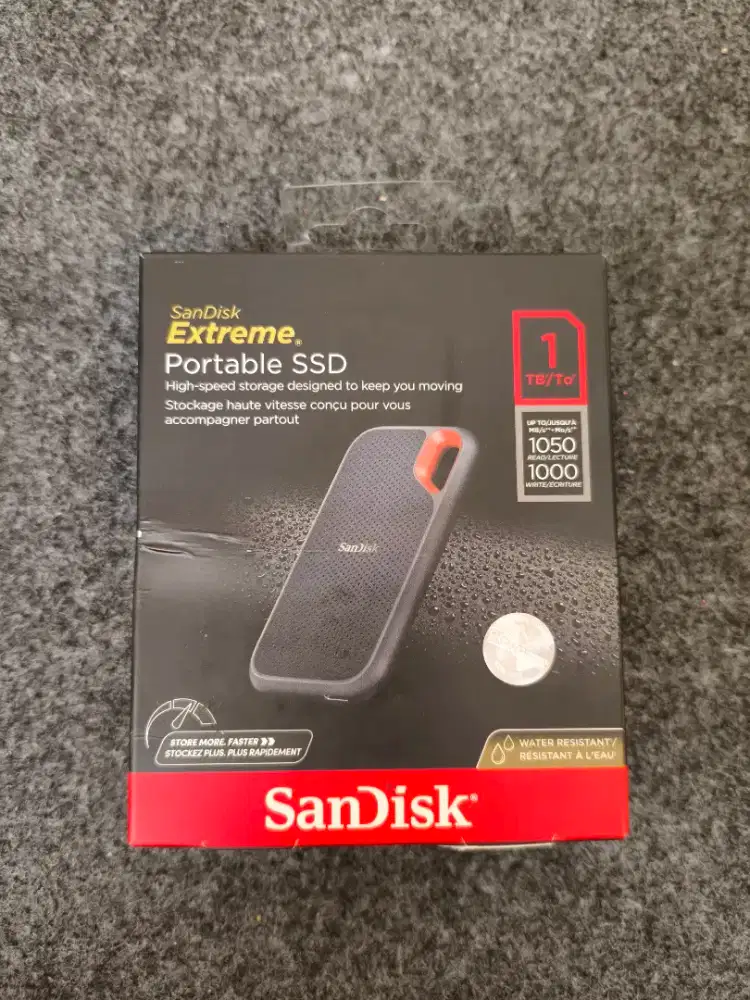 Ssd sandisk extreme portable 1tb versi E61