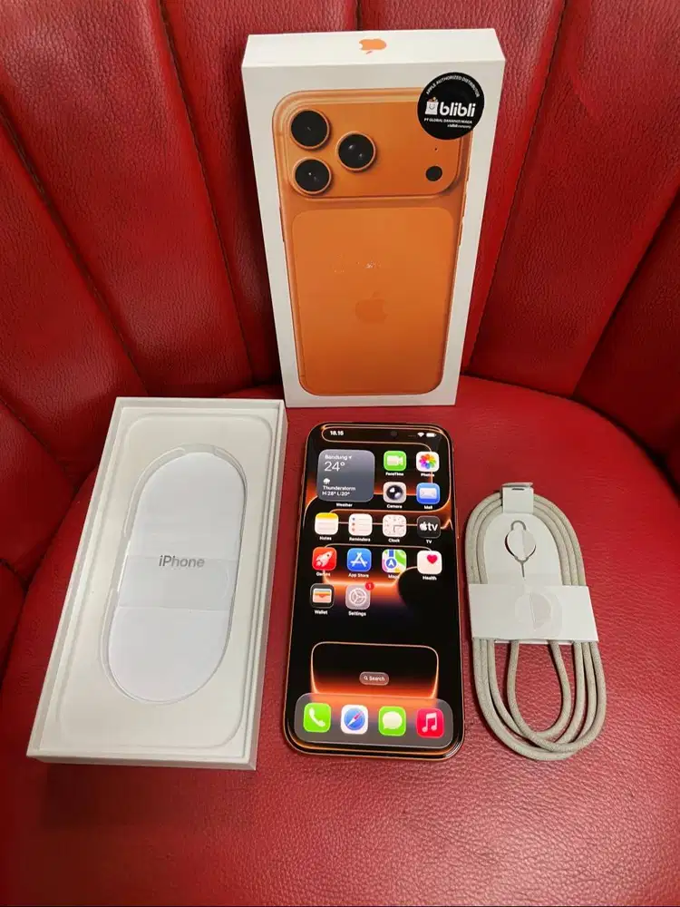 iPhone 17 Pro Max 1tb Cosmic Orange Garansi iBox GDN SA/A Aktif