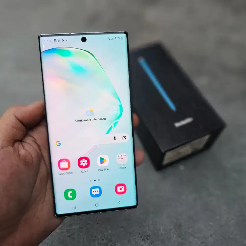 SAMSUNG GALAXY NOTE 10 PLUS SEIN 12/512 GB MULUS MINUS TOMPEL SECUIL