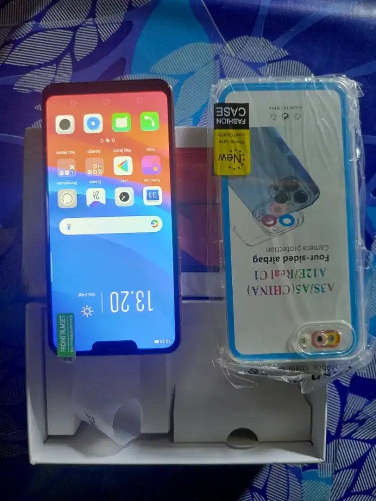 Jual hp baru murah Oppo a3s ram 6/128 layar 6,2 inch fulset