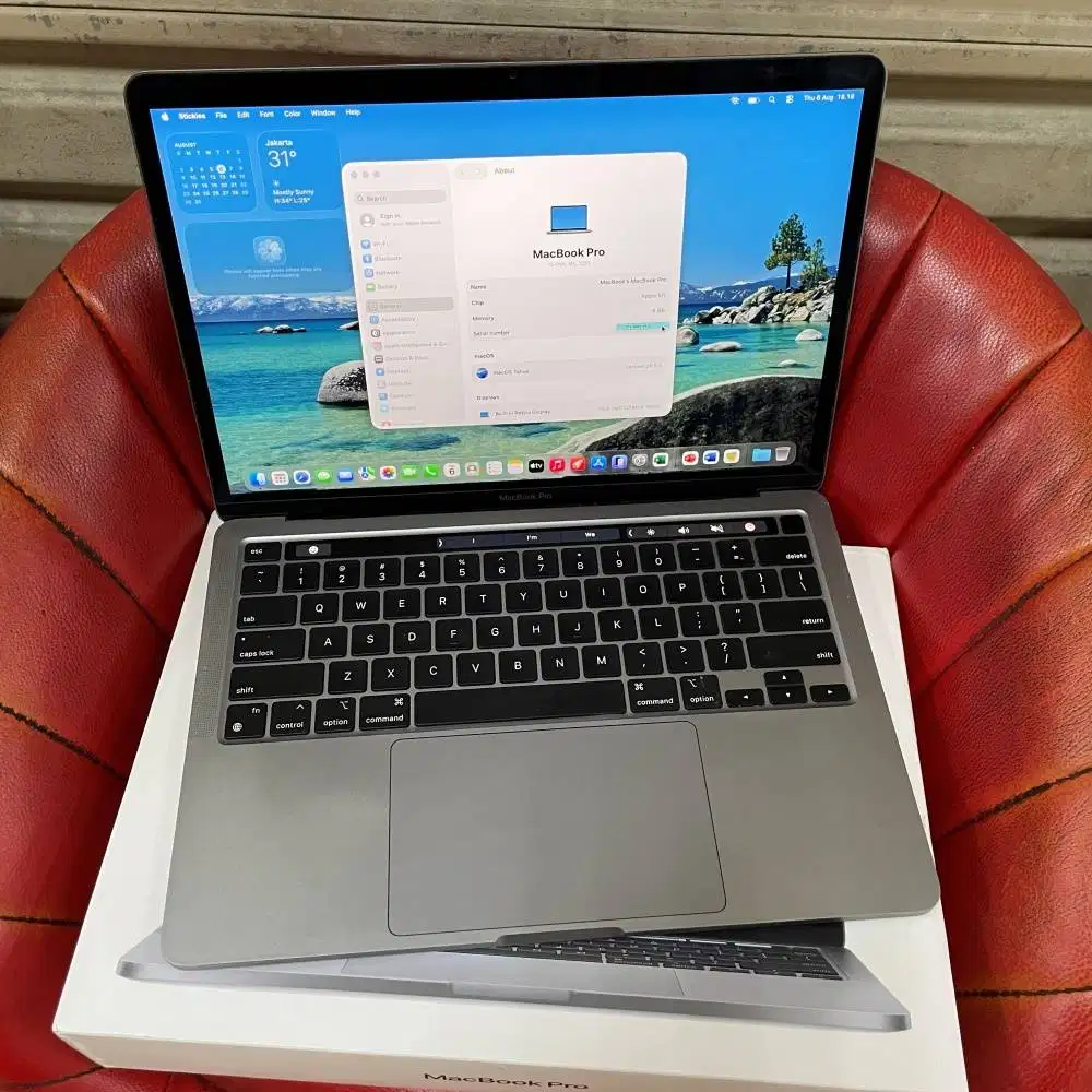 MacBook Pro 13 inch 2020 Touch Bar M1 8/512gb Fullset Original