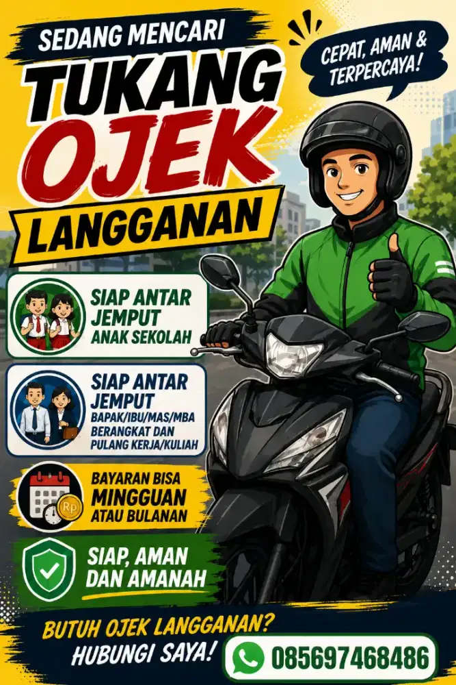 Tukang ojek bulanan