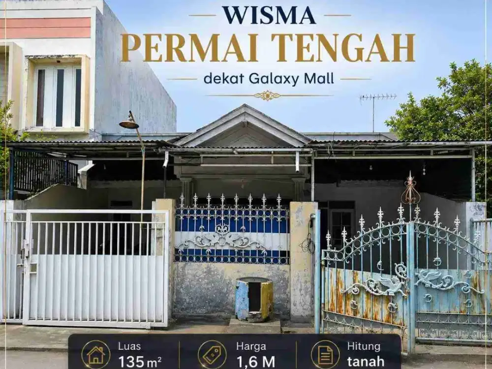 Hitung Tanah‼Wisma Permai Tengah dekat Galaxy Mall