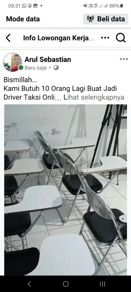 Mencari Supir Yg Sopan Dan Murah Senyum