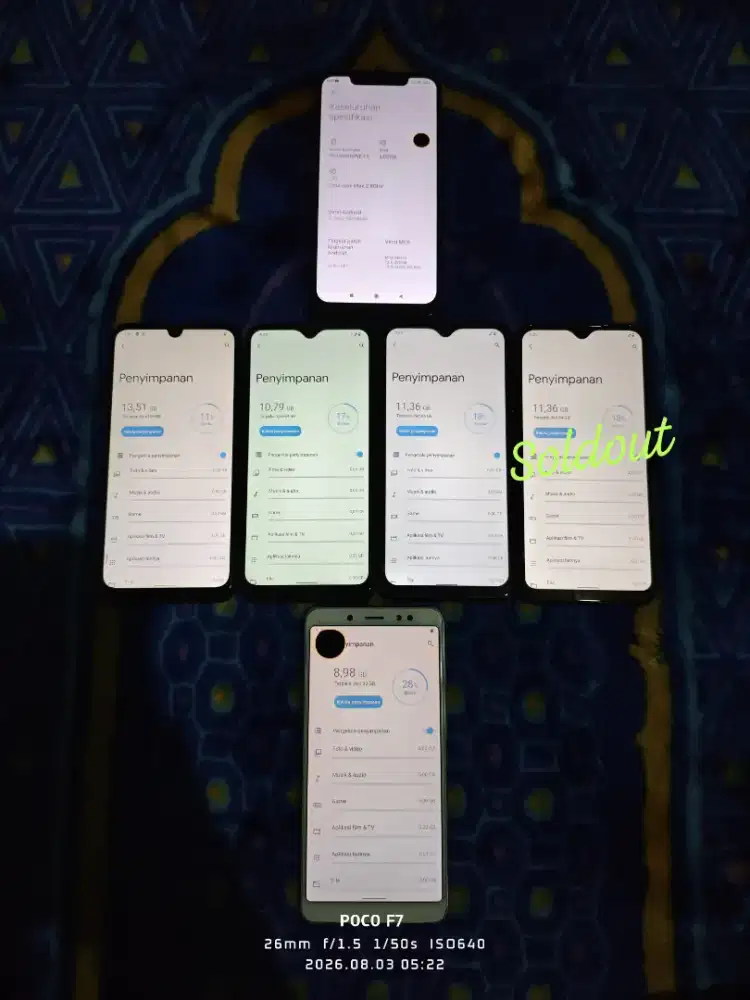 Ready stock lagi 5 unit semua udah UBL twrp orangefox