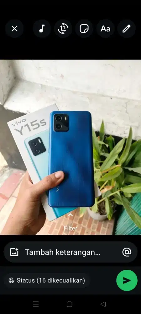 Vivo Y15s Ram 3/32gb NET