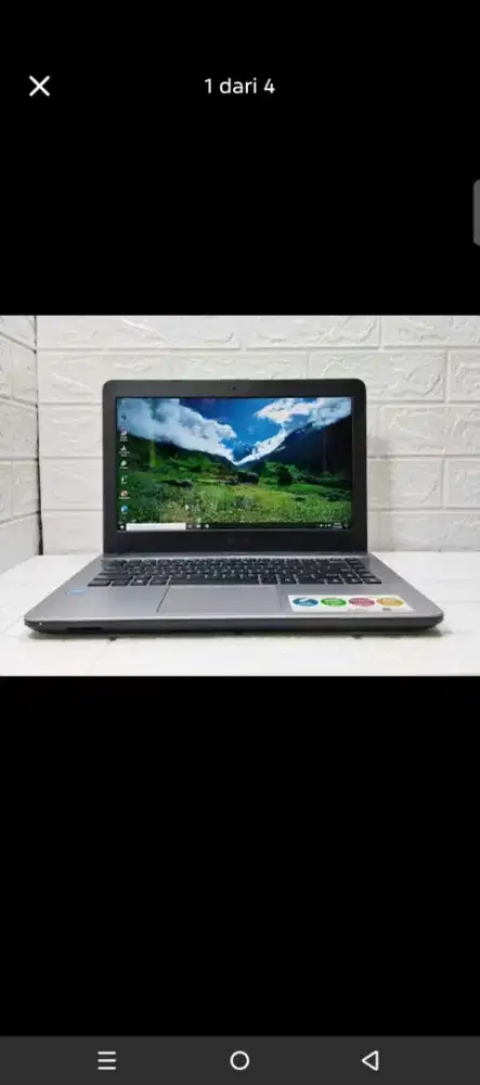 Laptop Asus X441N Ram 4 GB Hardisk 500 GB Siap Pakai