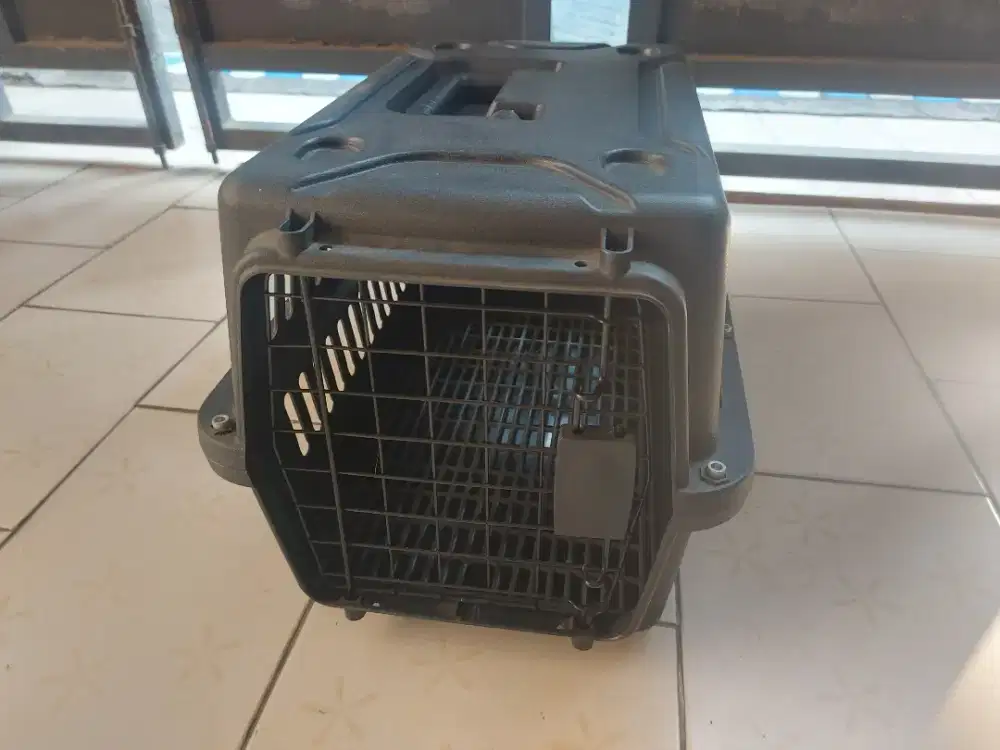 Pet cargo kandang kucing pintu besi like new dll