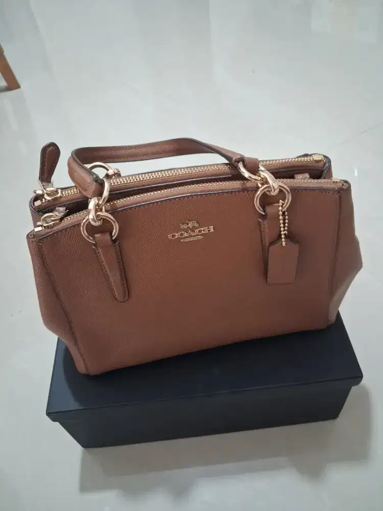 Coach Christine Double Zipper Carryall