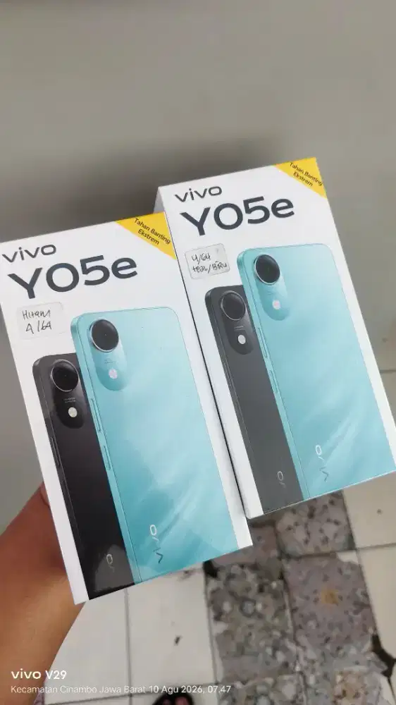VIVO Y05e 4+4/64 ip64 tahan banting BARU SPESIAL PROMO
