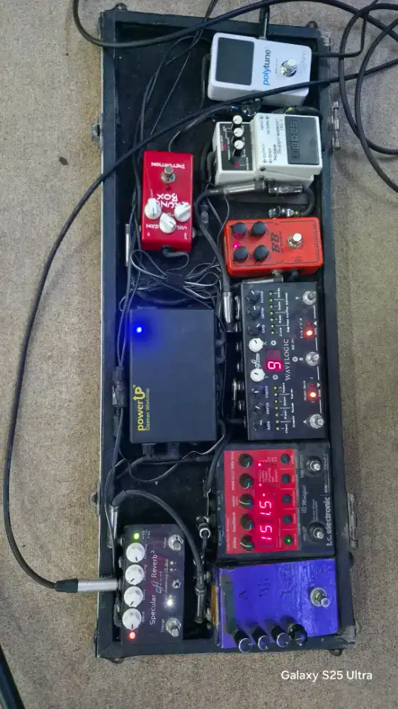 Efek gitar, Papan pedal gitar