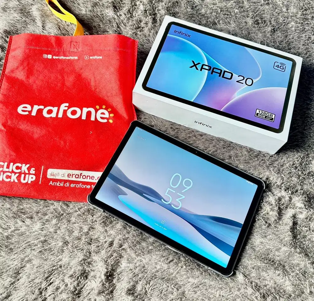 Tablet Infinix Xpad 20 11 inch 4G Bisa Simcard 4/128GB Mulus Lengkap