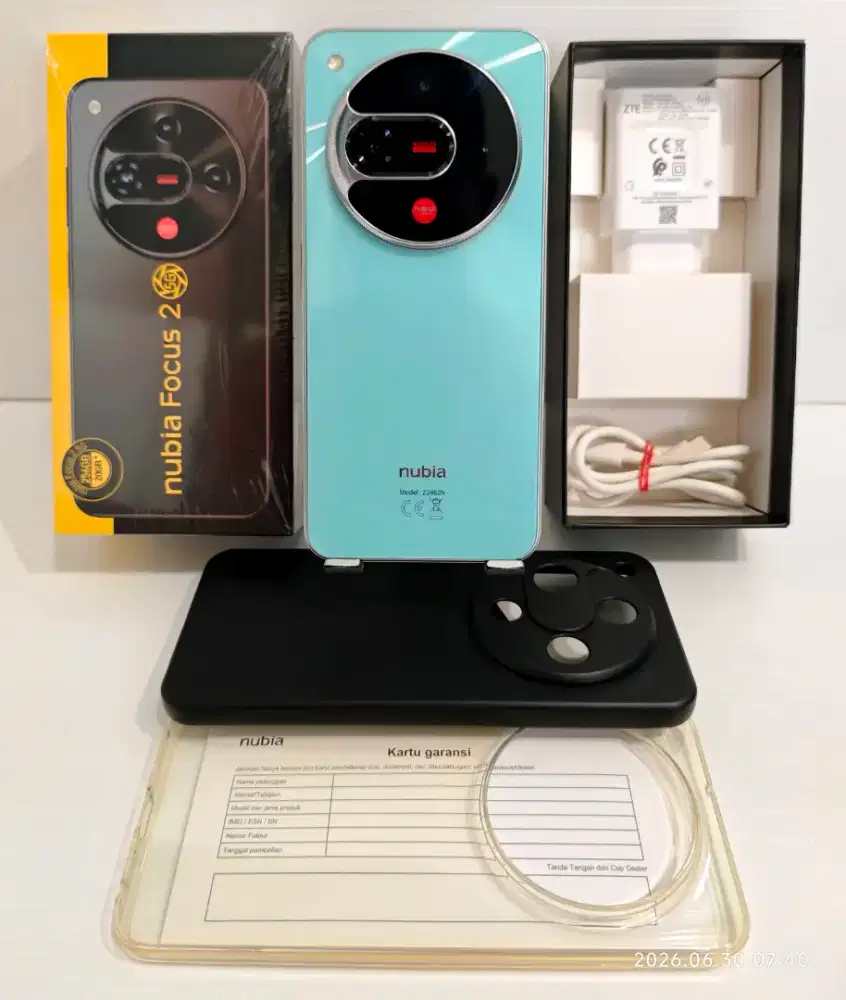 Nubia focus 2 5G 8/256 Gb Likenew 99% Garansi On Maret 27 bs TT/BT