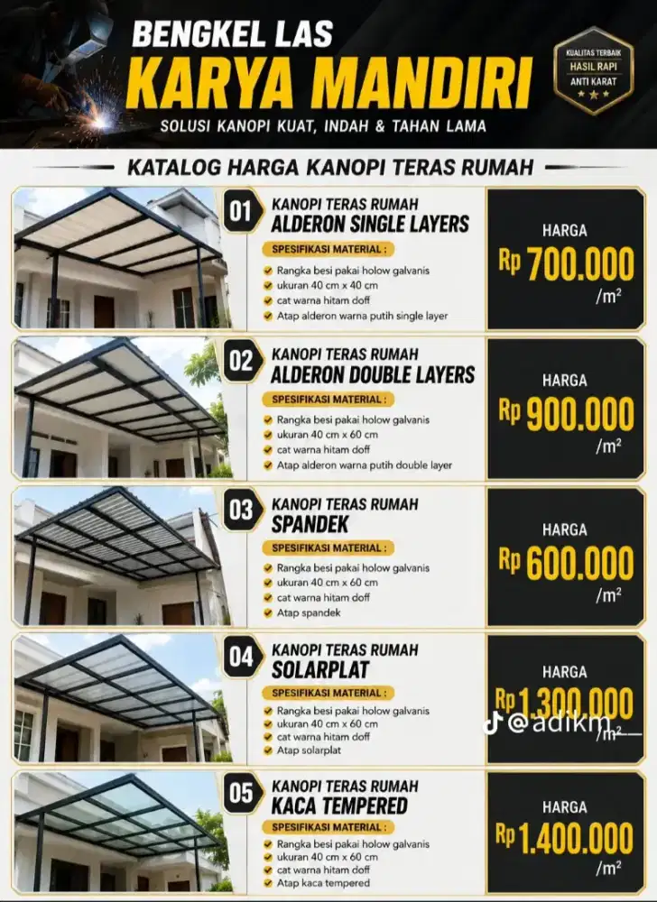 Jasa tukang las & tukang listrik