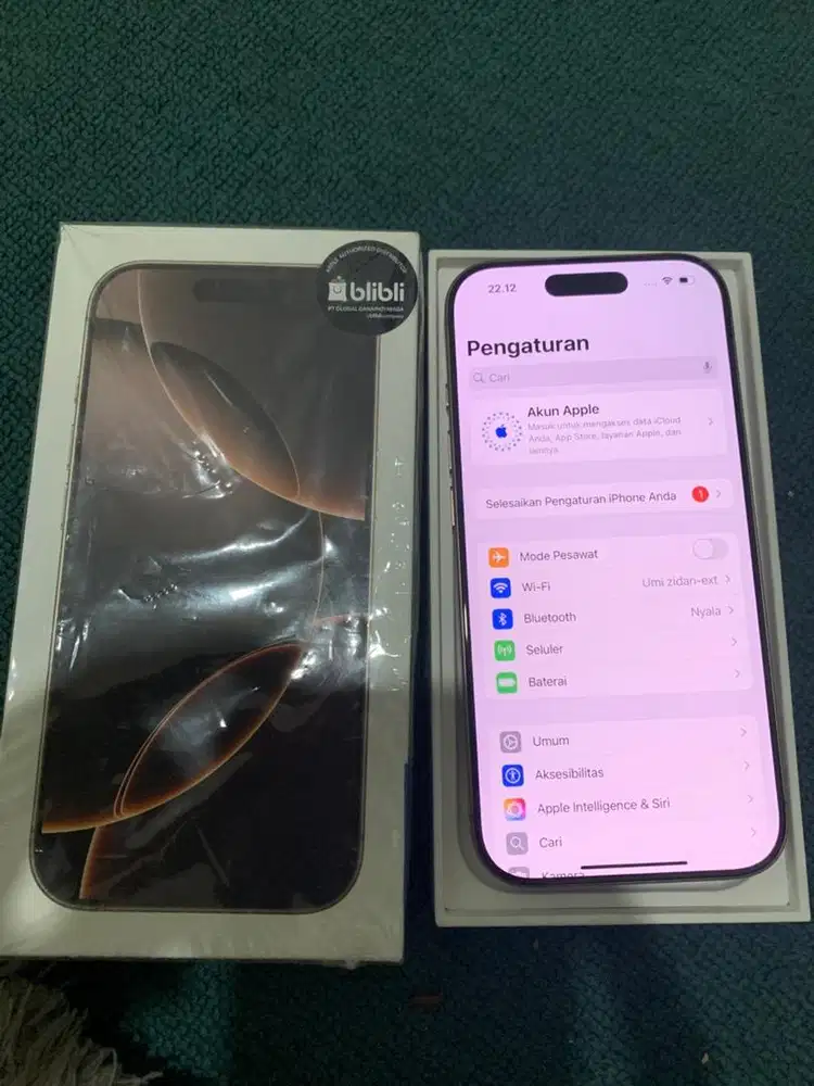 Iphone 16 pro 256gb resmi indonesia