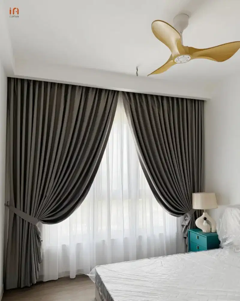 Gorden rumah minimalis | Roller Blind custom | Wallpaper dinding |