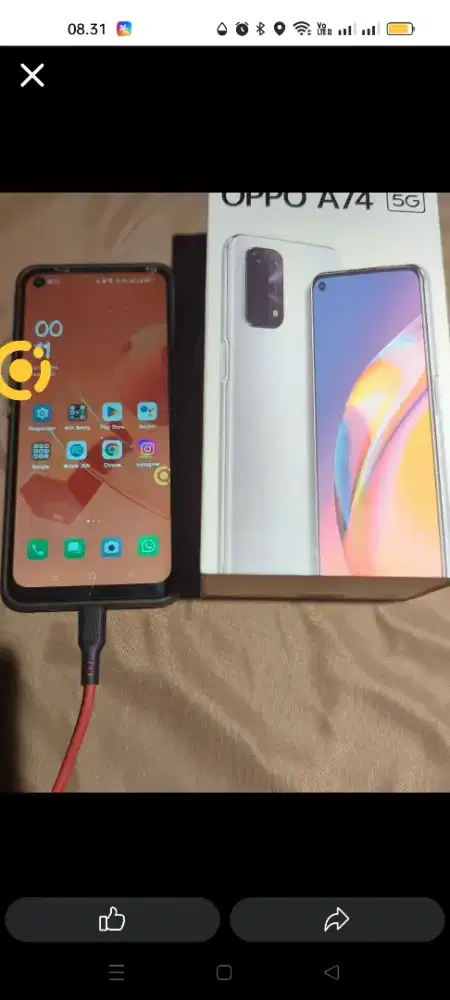 Oppo a74 5g fulset ORI