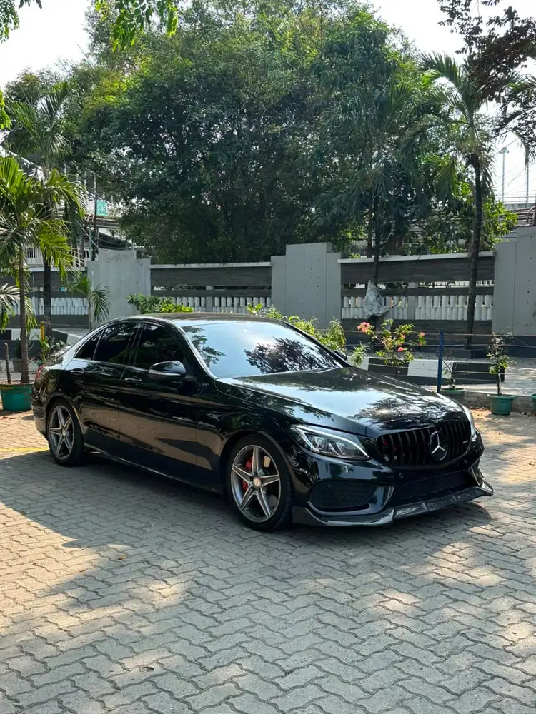 Mercedes Benz C250 AMG Line 2015 Black Hitam BU Mercu c250 2014/2016