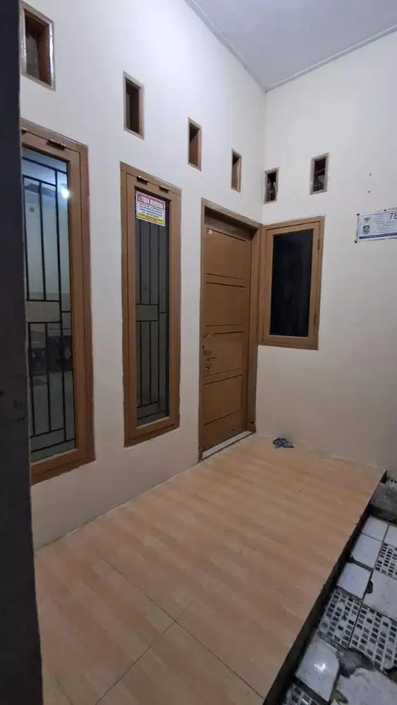 Disewakan rumah minimalis 2 kamar, akses motor bebas banjir