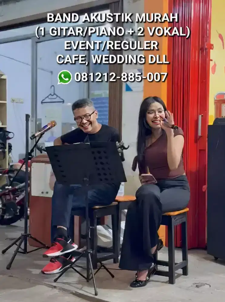 Band akustik wedding cafe mc akad resepsi rental soundman organtunggal