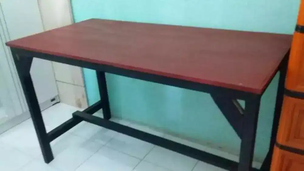 meja jualan bahan plywood