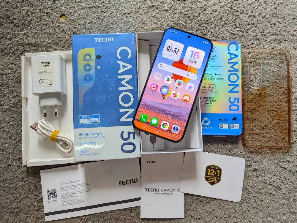 Tecno Camon 50 Mulus 8/128gb