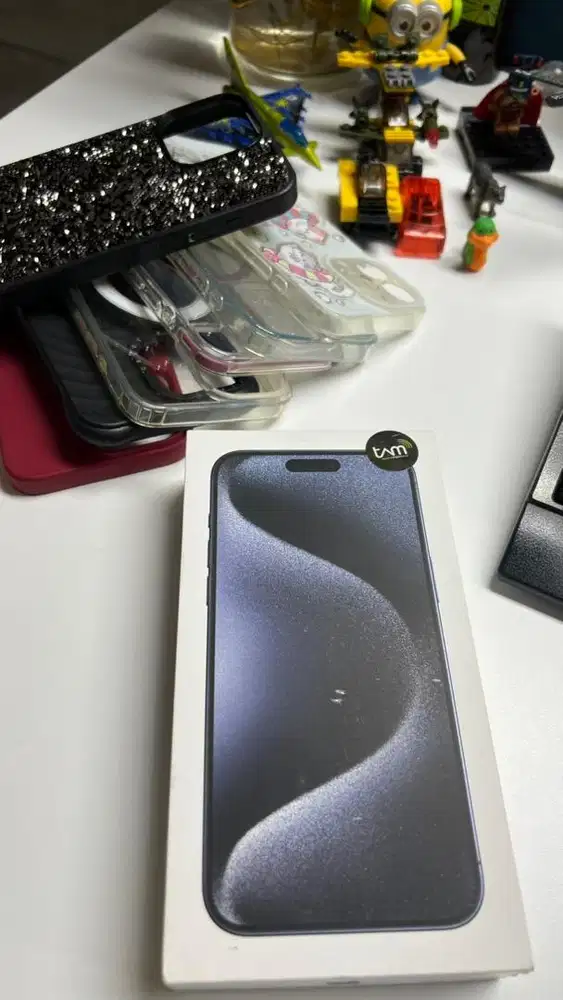 iphone 15 pro max 256gb titanium blue fullset