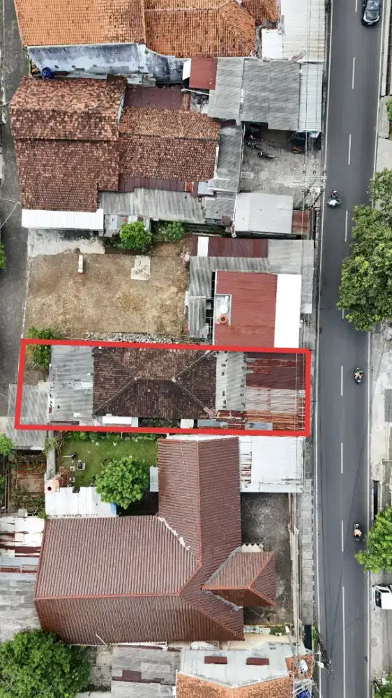 DIJUAL TANAH BONUS BANGUNAN NEMPEL JALAN RAYA BANYUMANIK