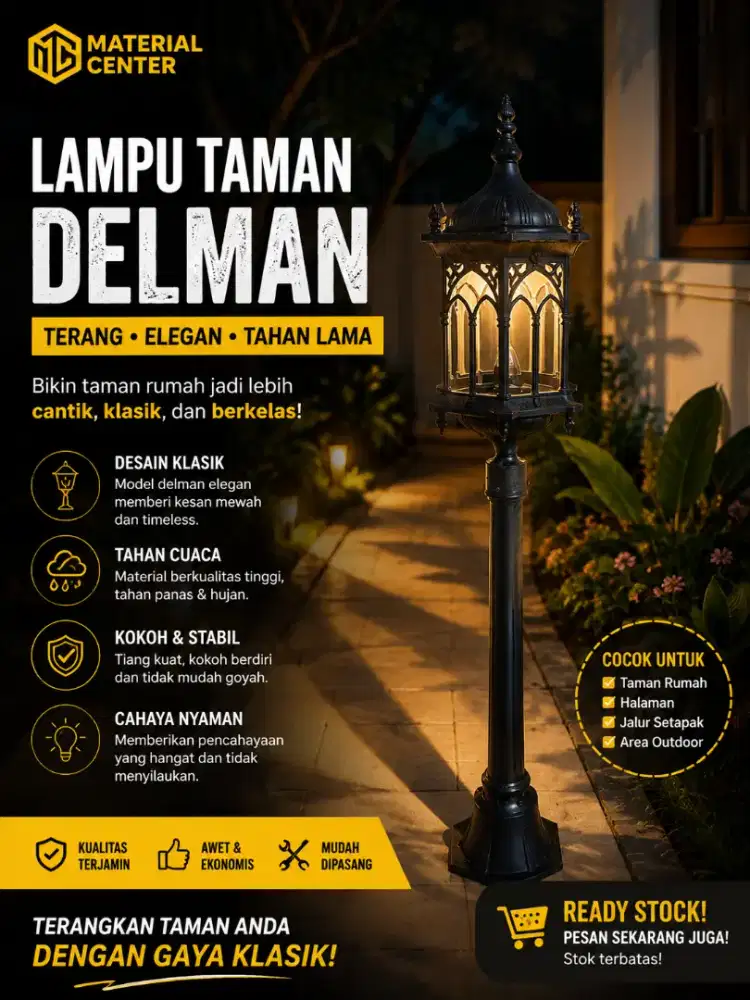 LAMPU TAMAN DELMAN