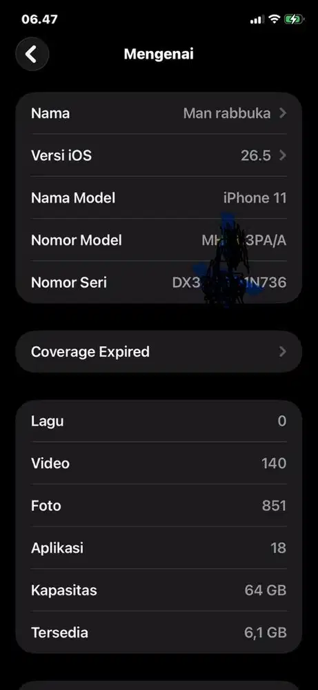iphone 11 64gb putih ibox