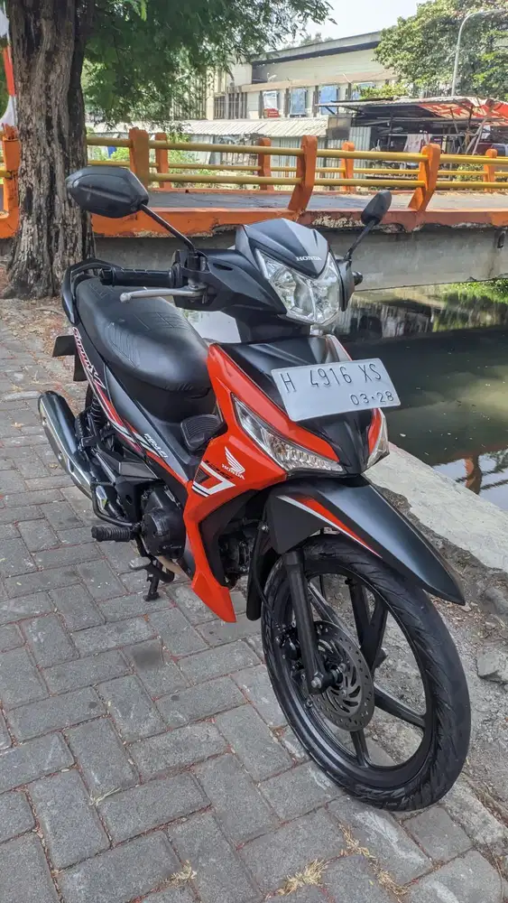Supra x 125cc 2023 Merah Hitam CW Mesin Nyuss