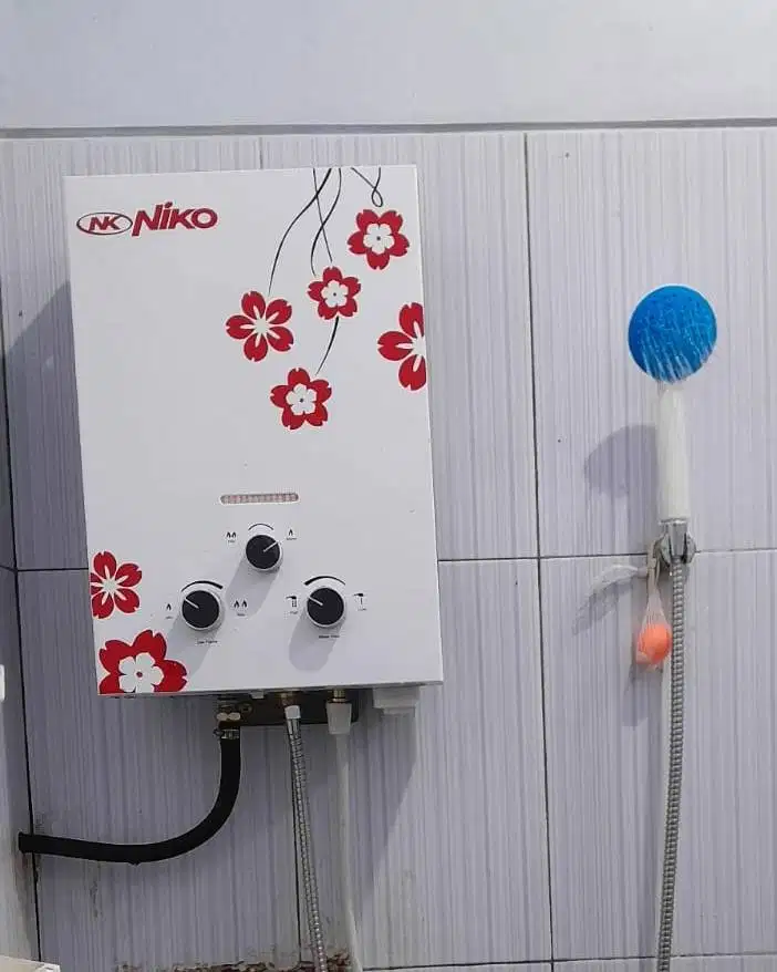 Water Heater Gas Niko ^ Stok Banyak