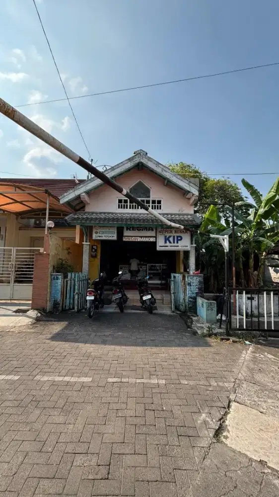 DIJUAL RUMAH BONUS TEMPAT USAHA DI PETERONGAN DEKAT JAVA MALL