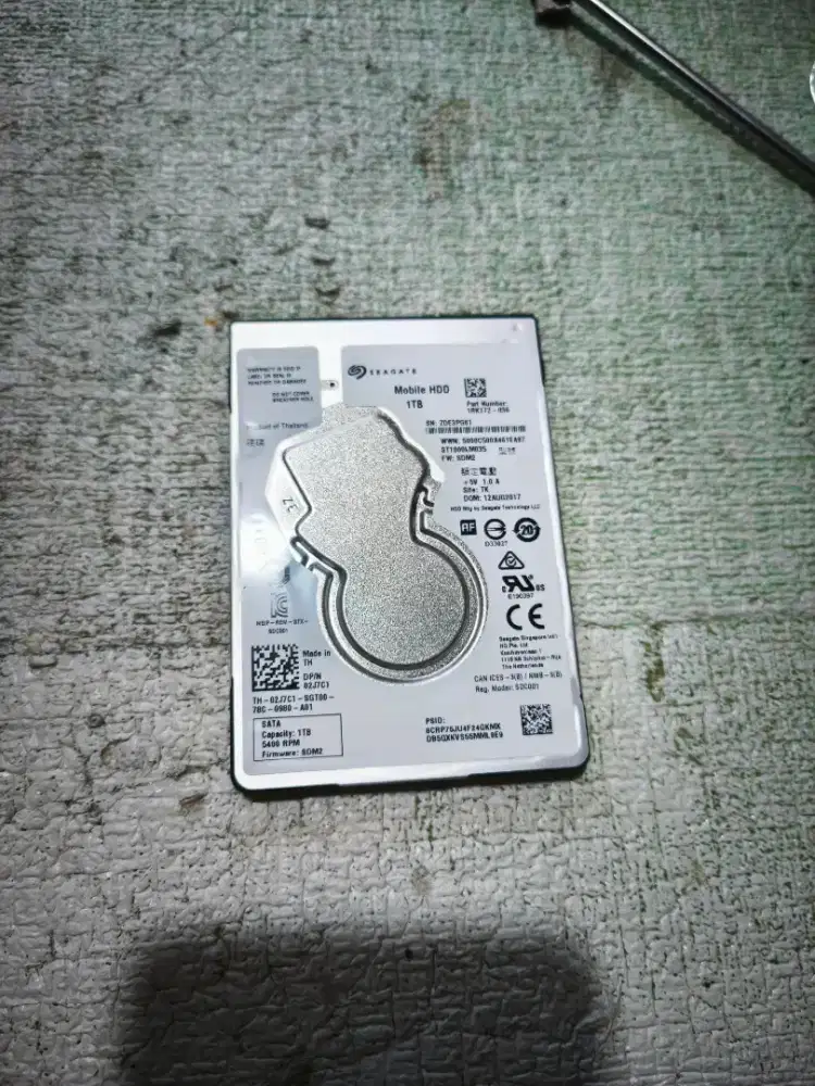 Hdd laptop 1tb sentinel 100/100