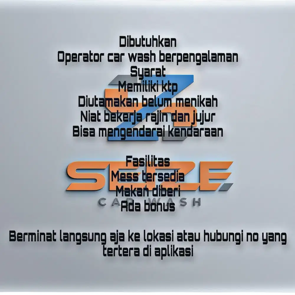 Operator car wash
