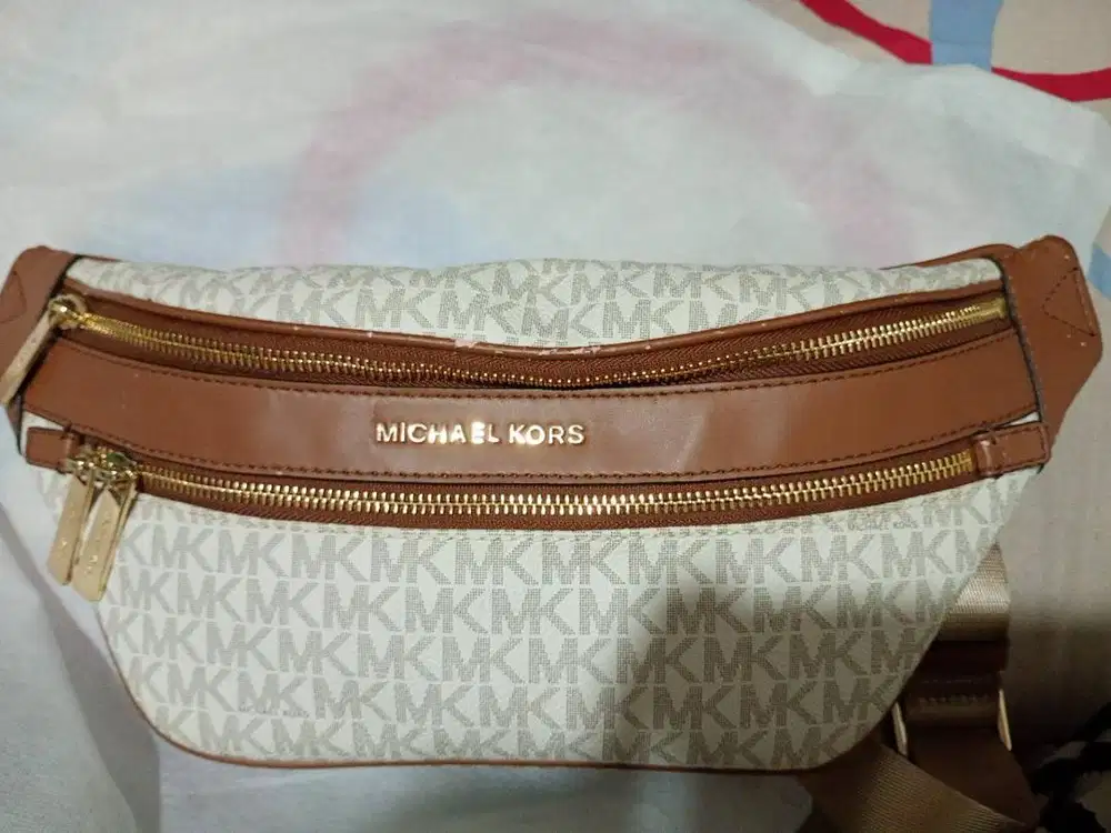 Michael Kors Signature Kenly Vanilla Original - Tag masih ada