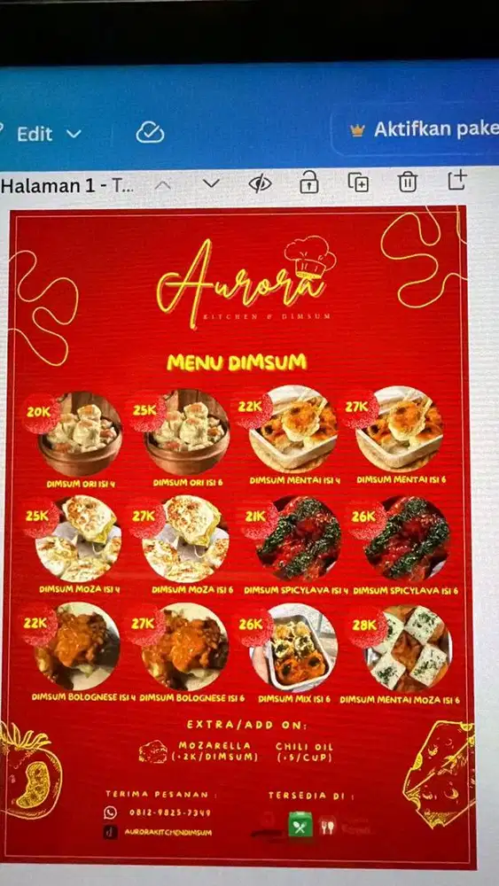 LOWONGAN JAGA WARUNG DIMSUM