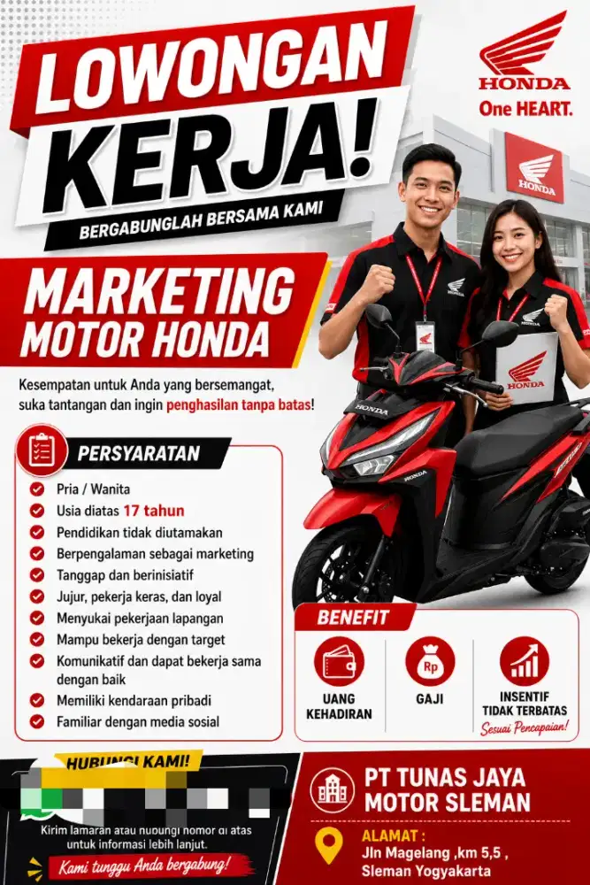 Lowongan kerja staf marketing