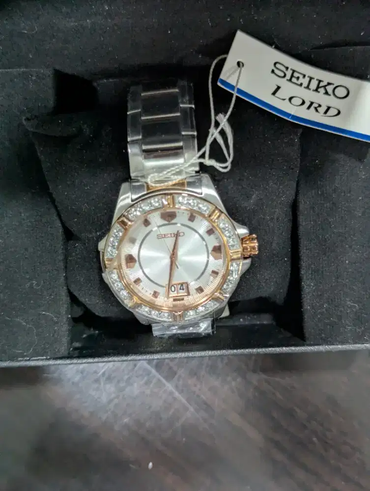 Seiko SUR804 SUR804P1 Swarovski Jam Tangan Wanita Ladies Watches