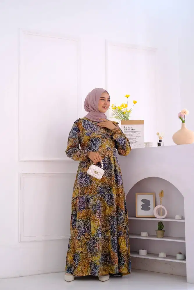 Gamis Batik Solo Asli